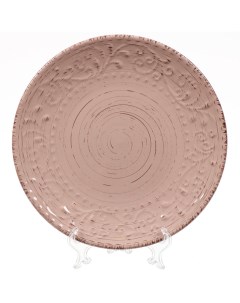 Тарелка обеденная керамика 27 см круглая Эдже Daniks