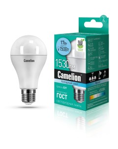 Лампа светодиодная LED17 A65 845 E27 Camelion