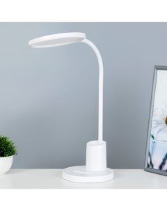 Настольная лампа сенсорная Марви LED 10Вт АКБ USB белый Risalux