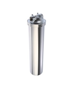 Магистральный фильтр Steel Bravo 20 Jumbo F80110 для очистки холодной и горячей воды Nobrand