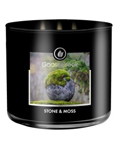 Ароматическая свеча Stone Moss Камень и мох 411г Goose creek