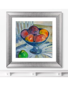 Репродукция картины в раме Fruit Dish on a Garden Chair 1890г Размер 60 5х60 5см Картины в квартиру