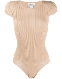 Circus hotel fitted ribbed body нейтральные цвета Circus hotel