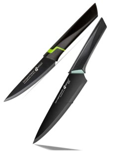 Набор из ножей нож для овощей 10 см и поварской VEXT 1 с антипригарным покрытием Vertex