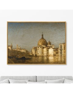 Репродукция картины на холсте San Simeone Piccolo Venis 1910г 75х105см Картины в квартиру