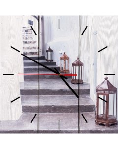 Настенные часы Фонари 50 х 50 см Дом корлеоне