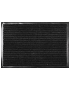Коврик придверный Комфорт XTL 1007 60х90 см прямоуг резина с коврол черный Floor mat