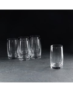 Набор стаканов для воды Идеал 6 шт 250 мл хрустальное стекло Crystal bohemia