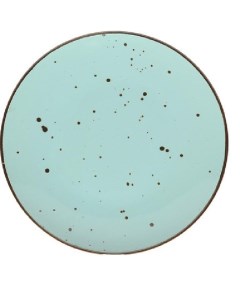 Тарелка coupe Коттедж тиффани 22 см голубая Top art studio