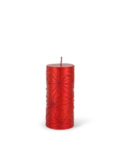 Свеча красный 7x15 см Coincasa
