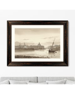 Репродукция картины в раме Amsterdam 1879г Размер картины 60 5х80 5см Картины в квартиру