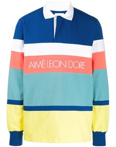 Aime leon dore рубашка регби с вышитым логотипом Aimé leon dore