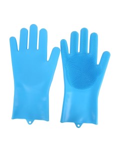 Перчатки household gloves М1 перчатки силиконовые голубые Nobrand