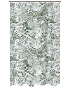 Штора для ванной Tropic 180х200 см 1020158 Белый Зеленый Spirella