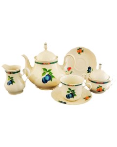 Чайный сервиз на 6 персон 15 предметов Мэри Энн Фруктовый сад СК 159221 Leander
