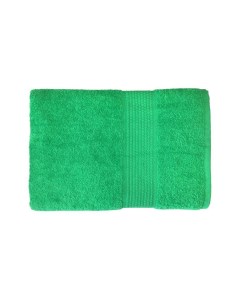 Махровое гладкокрашеное полотенце 100x150 см 400 г м2 Ярко зеленый Ивановотекстиль