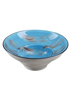 Тарелка для пасты 800 мл d 19 5 см цвет голубой Scratch