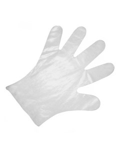 Перчатки одноразовые безразмерные белые 100 шт Верес