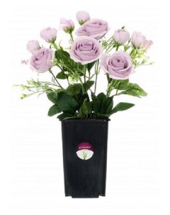 Искусственный цветок роза ретро 30 см Greener
