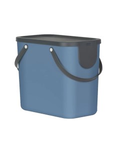 Мусорный контейнер для бытовых отходов Albula 25 л синий Rotho