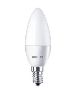 Лампа светодиодная Essential LED Candle E14 6 5Вт 2700К Philips