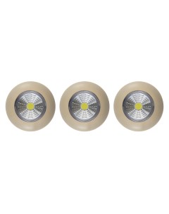Фонарь подсветка светодиодный Pushlight 3Pack комплект из 3 ех шт Rev ritter