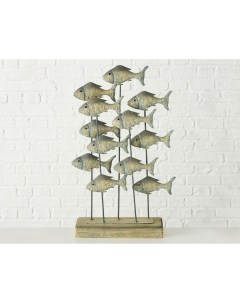 Декоративная статуэтка FISH FLIGHT металл 56 см Boltze