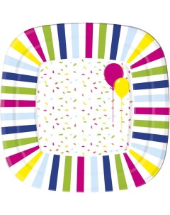 Тарелки бумажные Balloons and Balloons 22 см 10 шт 10 шт Duni