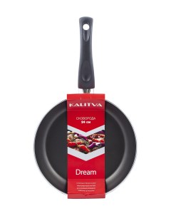 Сковорода универсальная Dream 24 см серебристый металлик 872417 Калитва