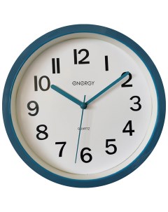 Часы настенные кварцевые Energy модель ЕС 139 синие 102261 Nrg