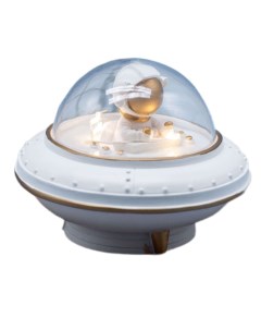 Ночник Flying saucer 9018 31B белый Nobrand