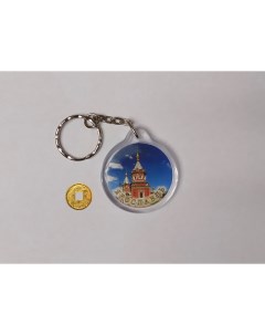 Брелок для ключей сувенирный Ярославль d 4 см монета Денежный талисман Elg