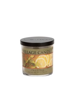 Ароматическая свеча Citrus Sage стакан маленькая 4100007 Village candle