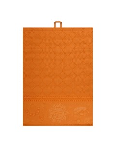 Полотенце Basic куxонное 50x70 см вафельное оранжевое Cleanelly