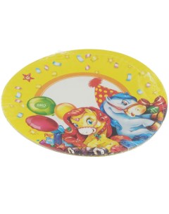 Набор бумажных тарелок Детский праздник 8 шт Paterra