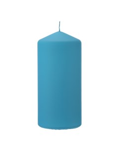 Свеча Velvet колонна синий 7х15 см Bertek