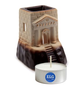 Аромалампа Башенка 8 см керамика свеча в гильзе Elg