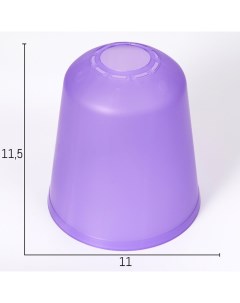 Плафон универсальный Цилиндр Е14 Е27 фиолетовый 11х11х12см Bayerlux