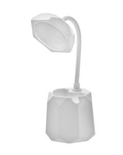 Лампа настольная Грани LED 4 2Вт USB белый Risalux