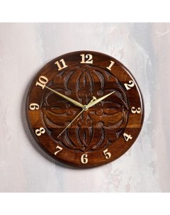 Часы ручной работы Узор 30 см массив Армения Handle brand