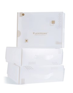 Набор пластиковых коробок для хранения обуви Box1 619 Flexhome