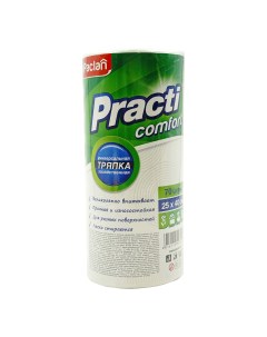 Тряпка для уборки Practi Comfort Универсальная 25x40 см 70 шт Paclan