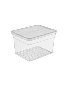 Ящик для хранения Basic с крышкой 5 л прозрачный Funbox