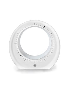 Часы ночник светодиодные цифровые белые 18 8х17 8х4 5 см LB NLC 02 Lumobook