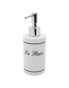 Дозатор для жидкого мыла Le Bain доломит 6 7x17 5 см белый Sima-land