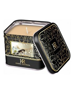 Ароматическая свеча в банке Французская ваниль 6 5 х 7 5 см Kukina raffinata