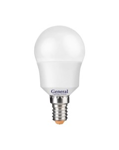 Лампа LED 8W E14 4500 шар General