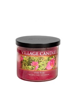 Ароматическая свеча Дикая роза чаша средняя Village candle