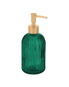 Дозатор для жидкого мыла Atmosphere of art Emerald из цветного стекла Marble