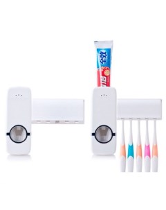 Стакан для зубных щеток с автоматическим диспенсером пасты SM CX1001 W Santrade